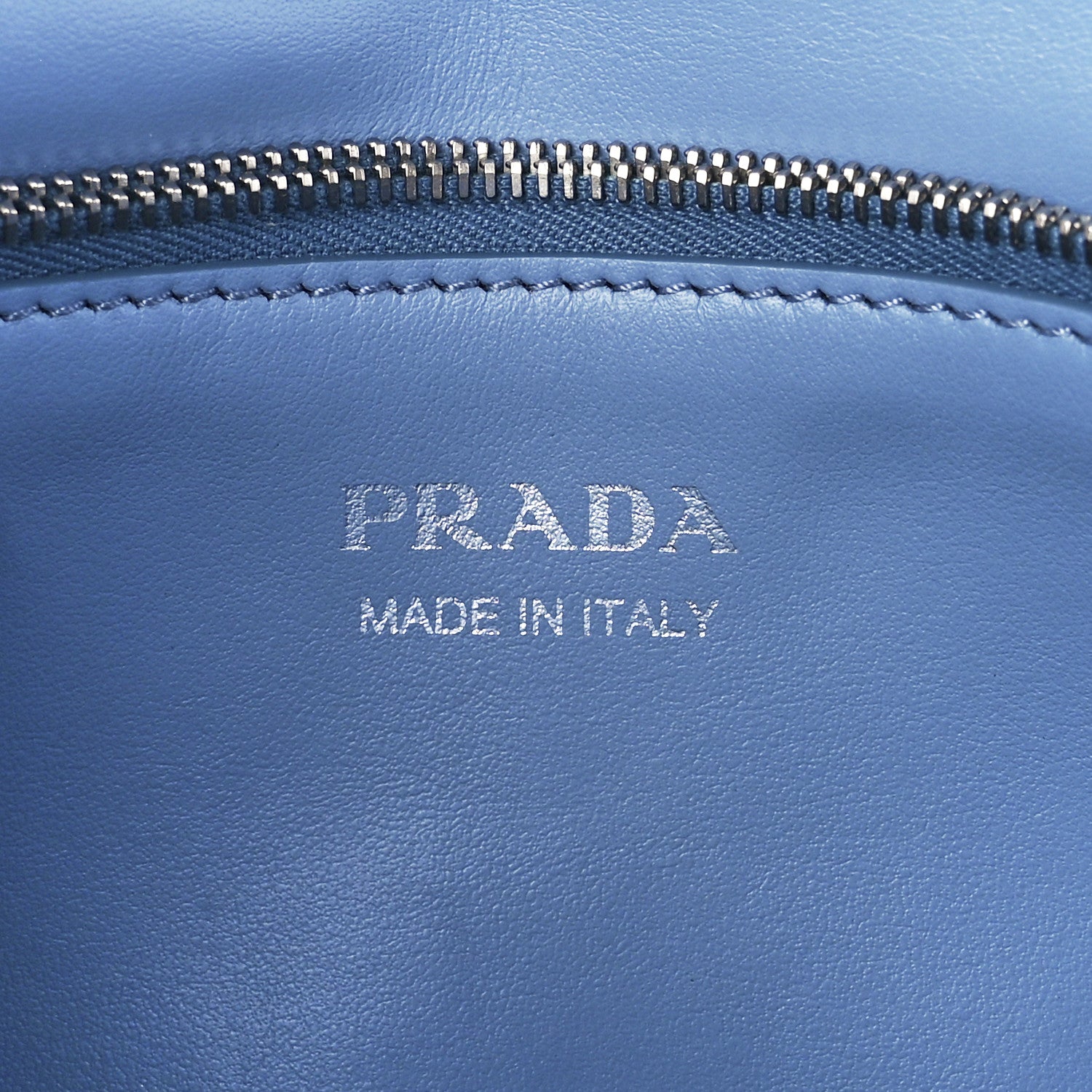 Prada Soft Calfskin Impunture Diagramme Medium Chain Flap Shoulder Bag Astrale 6 of 11