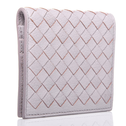 Bottega Veneta Goatskin Intrecciato Card Holder Pink 3 of 15