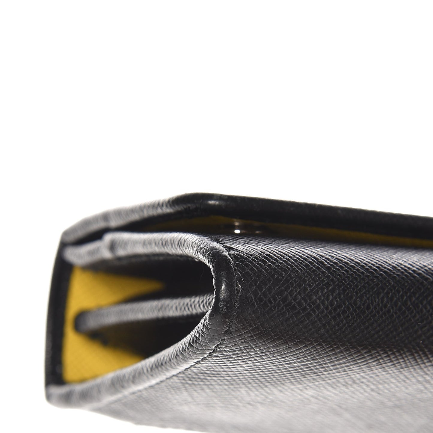 Saffiano Multicolor Continental Flap Wallet Nero Black Soleil