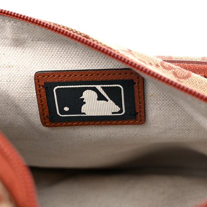 Gucci X MLB GG Monogram LA Dodgers Convertible Belt Bag Beige Ruggine Ivory 6 of 10