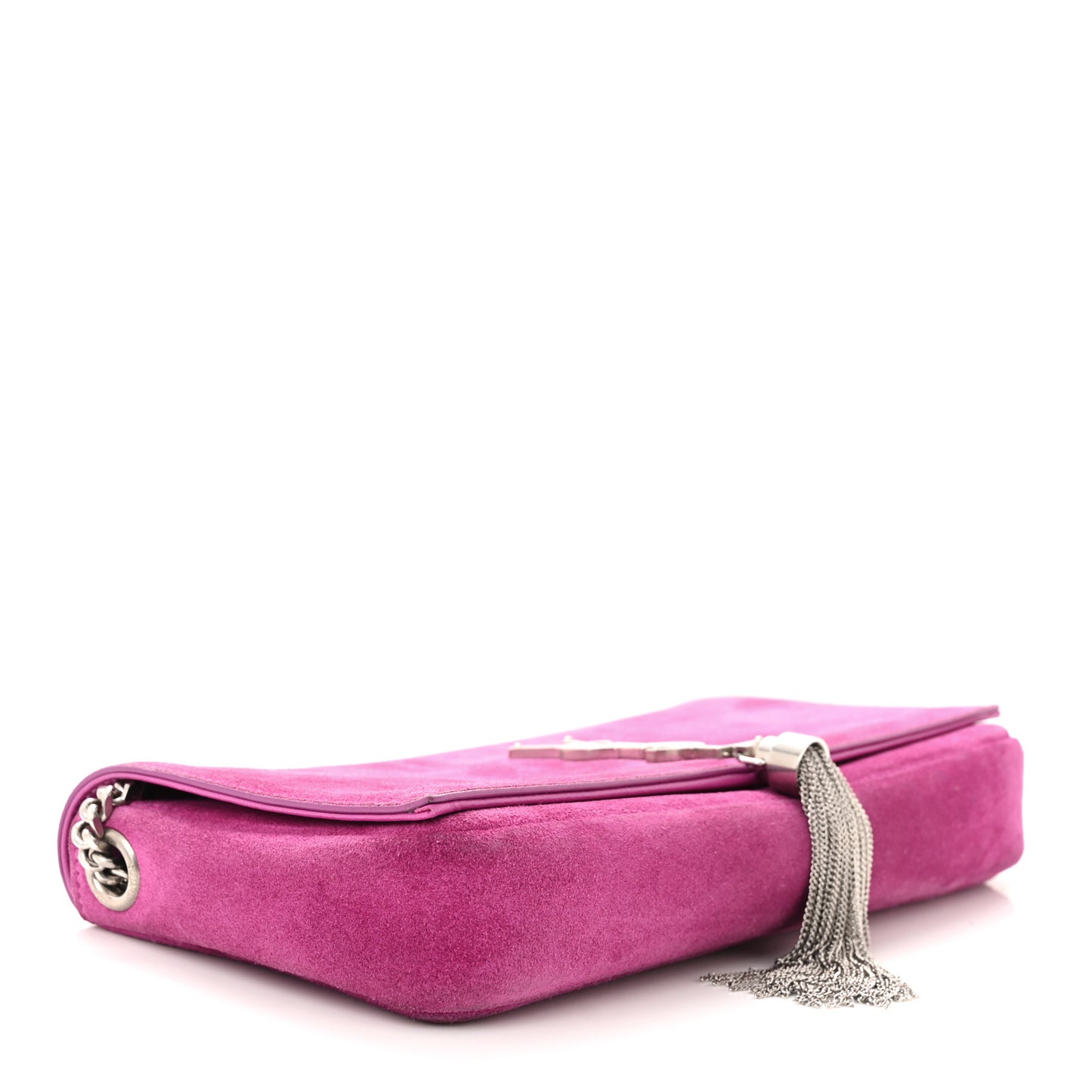 Suede Monogram Tassel Kate 99 Electric Fuxia