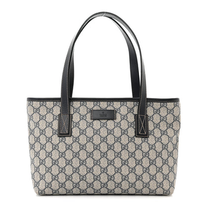 Gucci GG Supreme Monogram Small Joy Tote Navy 1 of 12