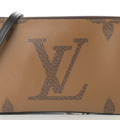 Louis Vuitton Reverse Monogram Giant Double Zip Pochette 9 of 11