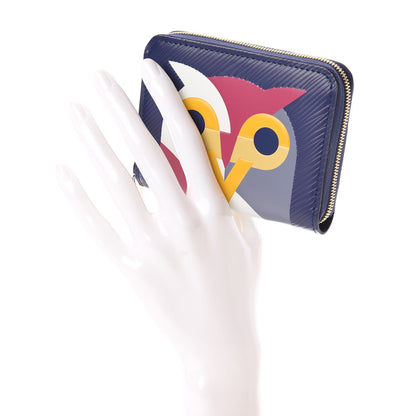 Louis Vuitton Epi Owl Zippy Coin Purse Iris 2 of 7