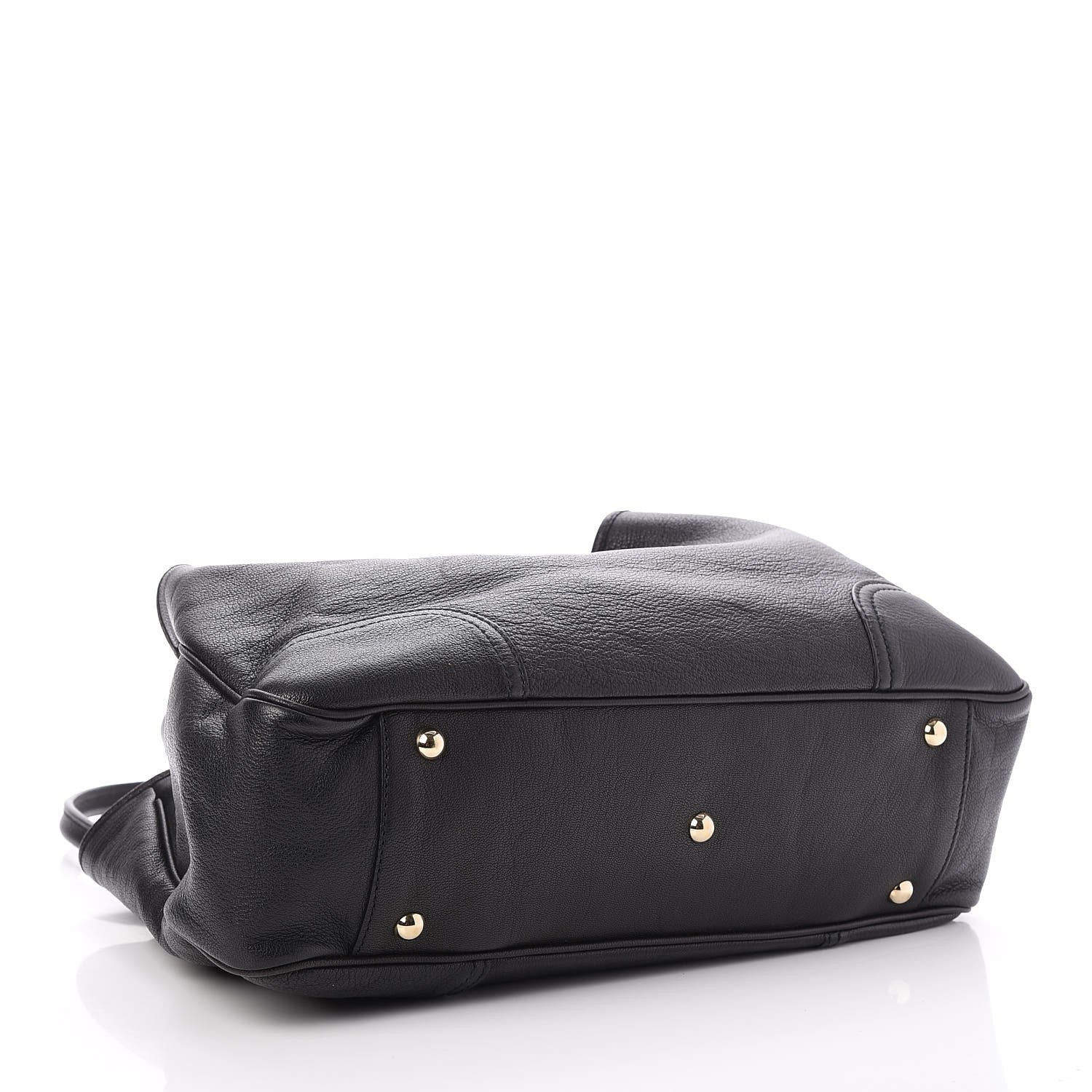 Gucci Calfskin Medium Princy Tote Bag Black 4 of 7