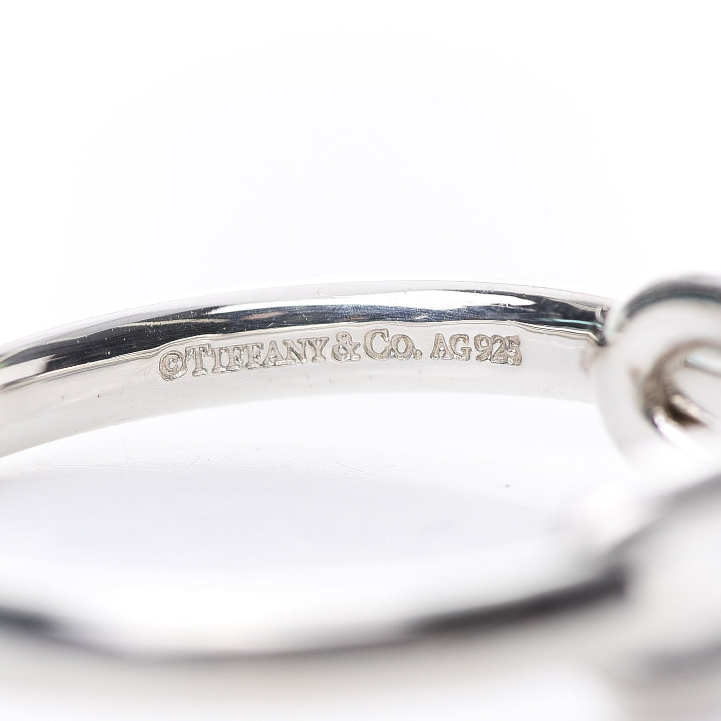 Sterling Silver Narrow Infinity Ring 56 7.5
