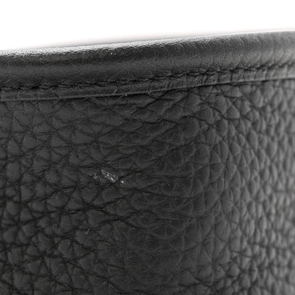 Hermes Taurillon Clemence Evelyne TPM Black 11 of 12