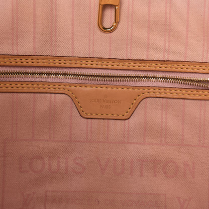Louis Vuitton Damier Azur Neo Neverfull MM Rose Ballerine 5 of 20