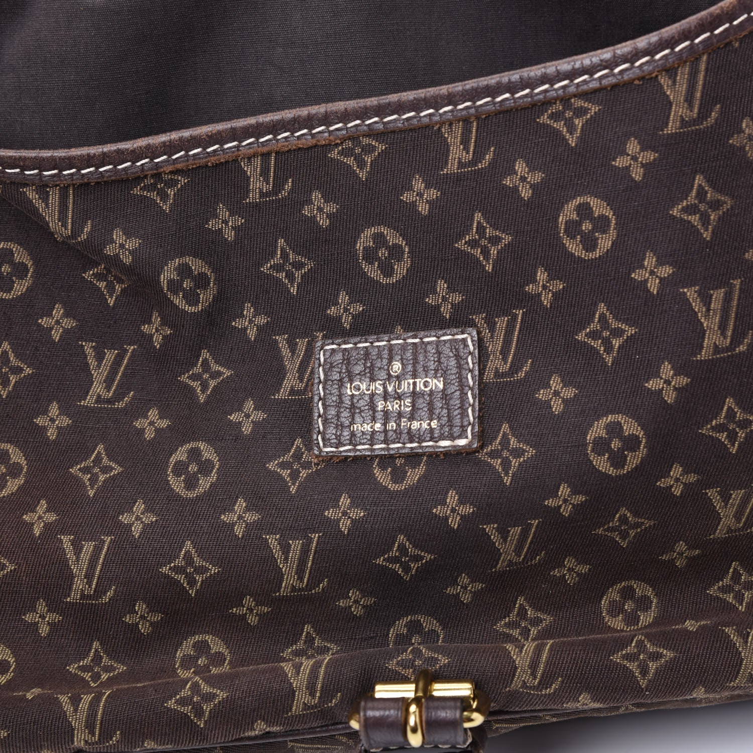 Louis Vuitton Monogram Mini Lin Saumur Ebene 7 of 8