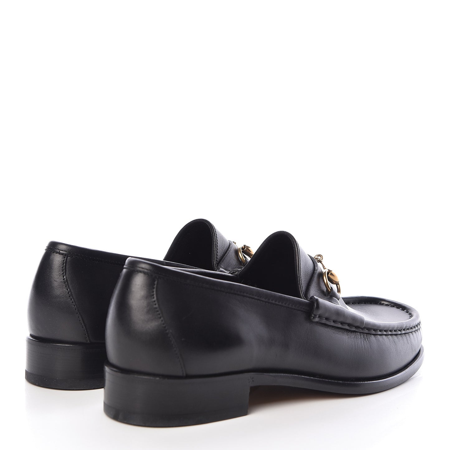 Calfskin Mens 1953 Horsebit Loafers 9.5 Black