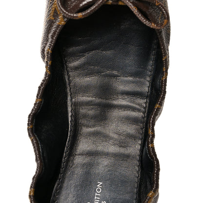 Louis Vuitton Monogram Flirty Ballerina Flats 40 Black 10 of 10