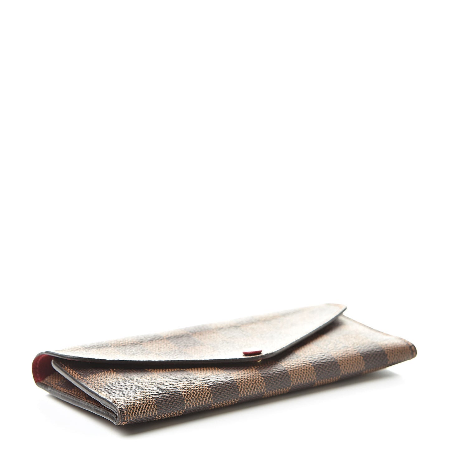 Damier Ebene Josephine Wallet Red