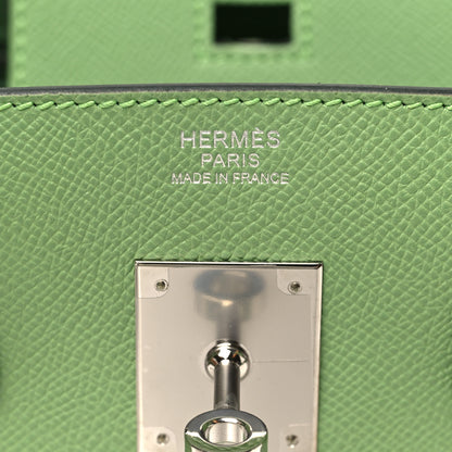 Hermes Epsom Sellier Birkin 30 Vert Criquet 6 of 11