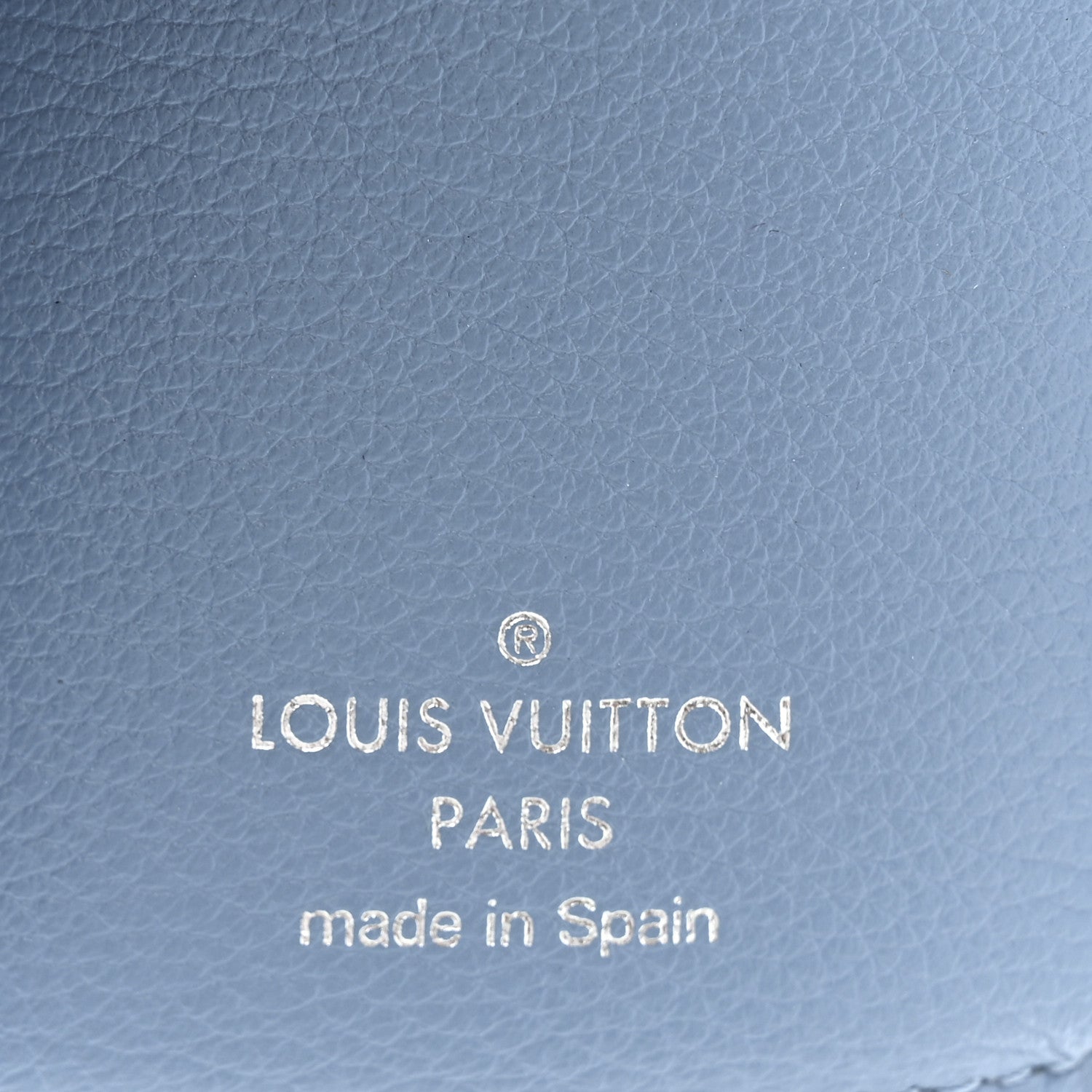 Louis Vuitton Calfskin Lockmini Wallet Blue 8 of 8