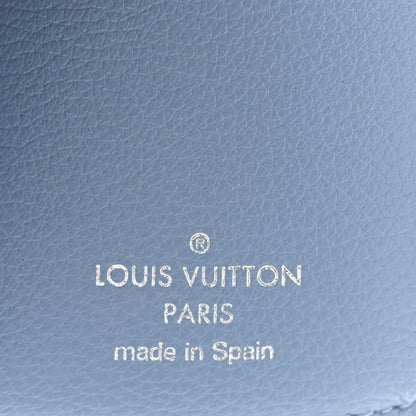 Louis Vuitton Calfskin Lockmini Wallet Blue 8 of 8
