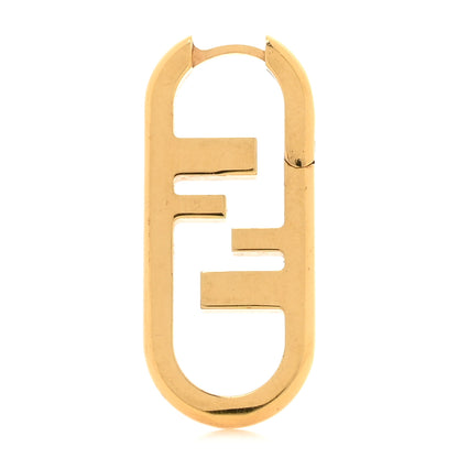 Fendi Metal FF O'Lock Single Earring Gold 1 of 5