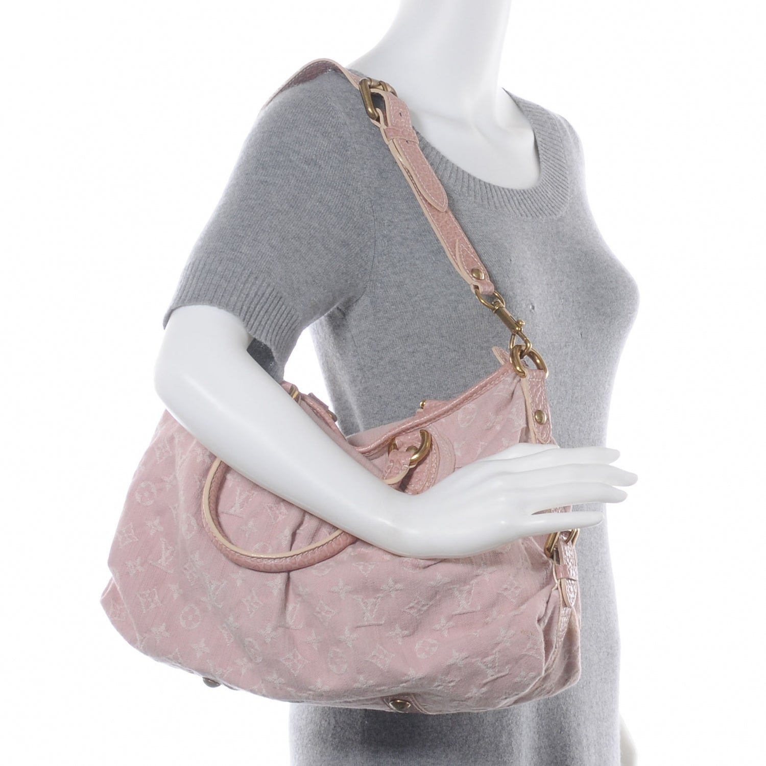 Louis Vuitton Denim Neo Cabby MM Rose 2 of 7