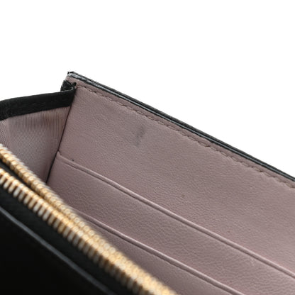 Christian Dior Lambskin Cannage Miss Dior Chain Wallet Black 9 of 13