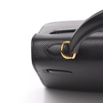 Hermes Epsom Kelly Sellier 25 Black 10 of 27