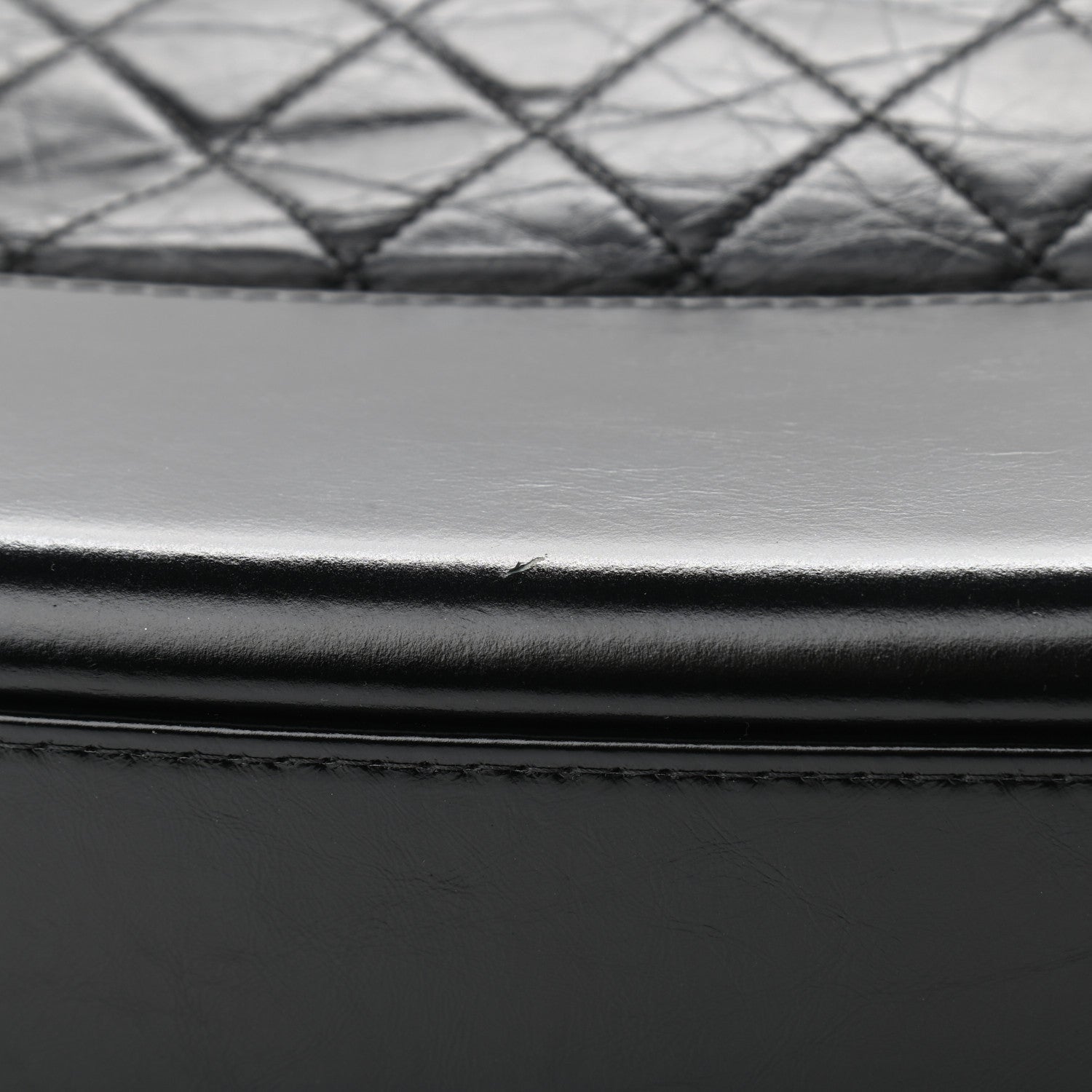 Chanel Aged Calfskin Quilted Large Gabrielle Hobo Black 11 of 13