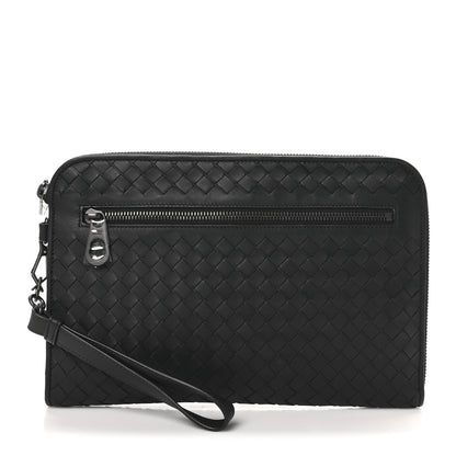 Bottega Veneta Calfskin Intrecciato Document Holder Black 1 of 7