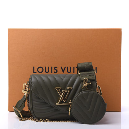 Louis Vuitton Calfskin New Wave Multi Pochette Kaki 11 of 11