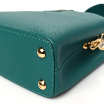 Louis Vuitton Taurillon Capucines BB Emerald 9 of 9