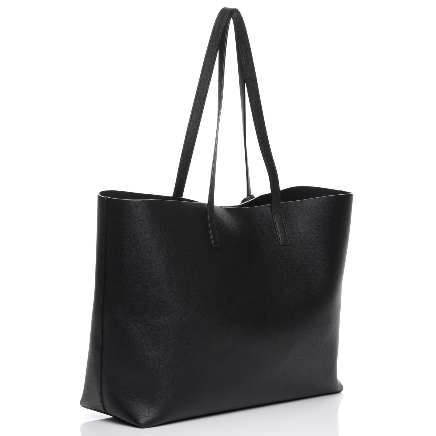 Calfskin Large Shopping Tote Black