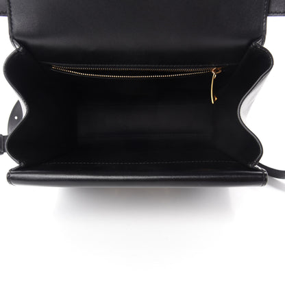 Bottega Veneta Box Calfskin Nappa Clip Bag Black 5 of 13