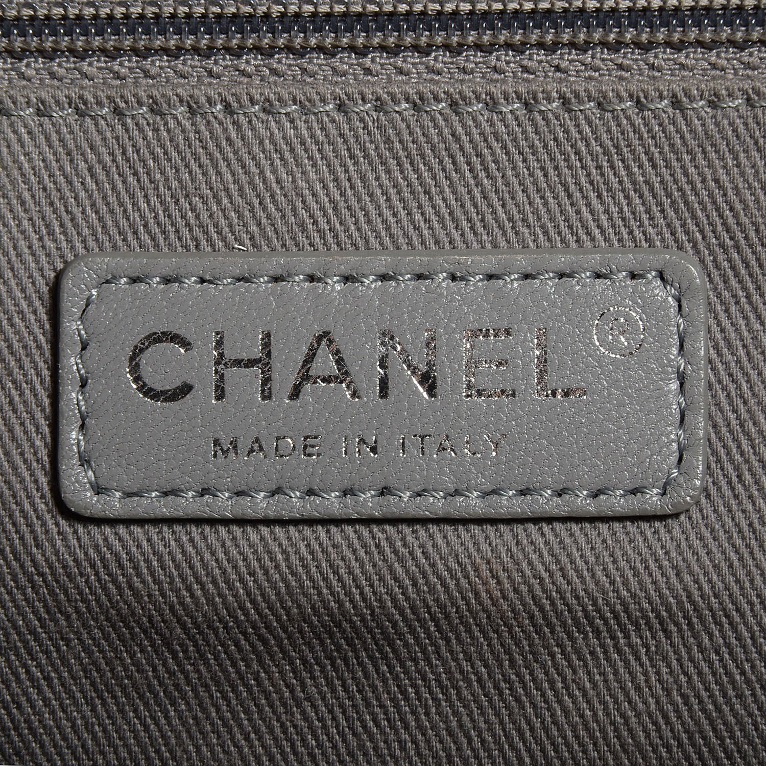 Chanel Graffiti Printed Canvas Medium Backpack Grey 7 of 7