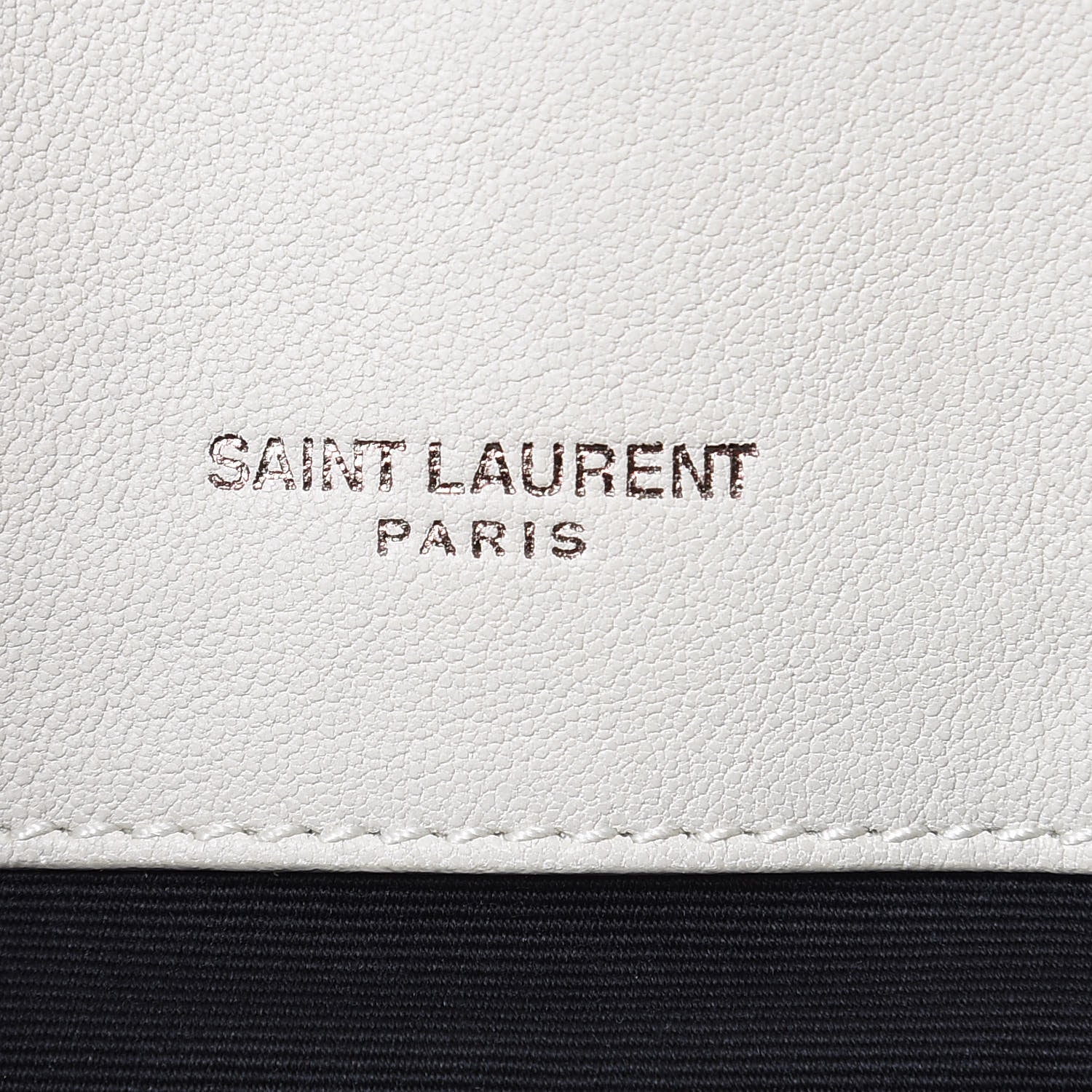 Saint Laurent Sheepskin Matelasse Chevron Monogram Medium College Bag Crema Soft 6 of 10