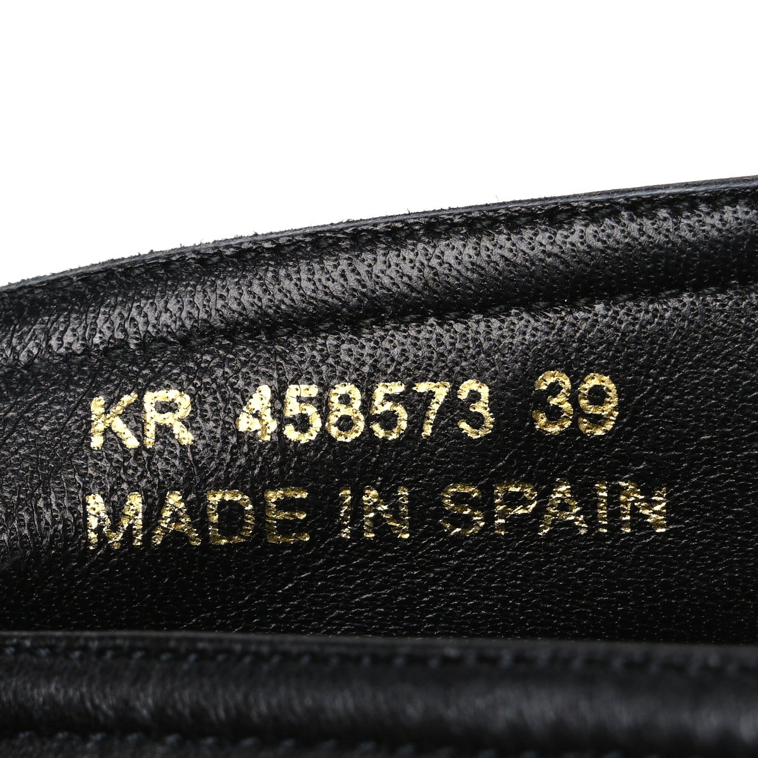 Saint Laurent Lambskin Monogram Espadrilles 39 Black 8 of 11