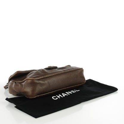 Chanel Distressed Lambskin Quilted Flap Brown 4 of 8
