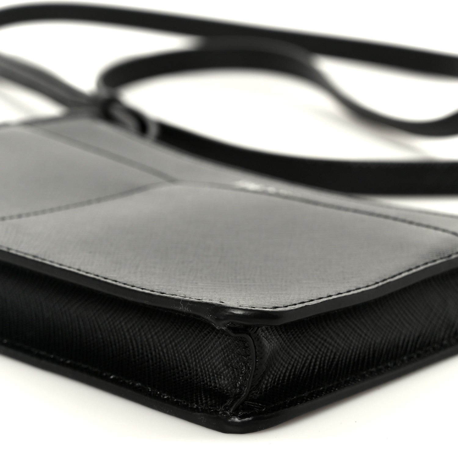 Prada Saffiano Crossbody Bag Black 11 of 11