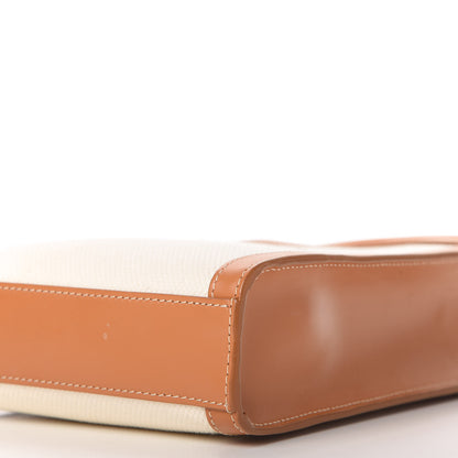 Celine Canvas Calfskin Mini Vertical Cabas Natural Tan 7 of 8