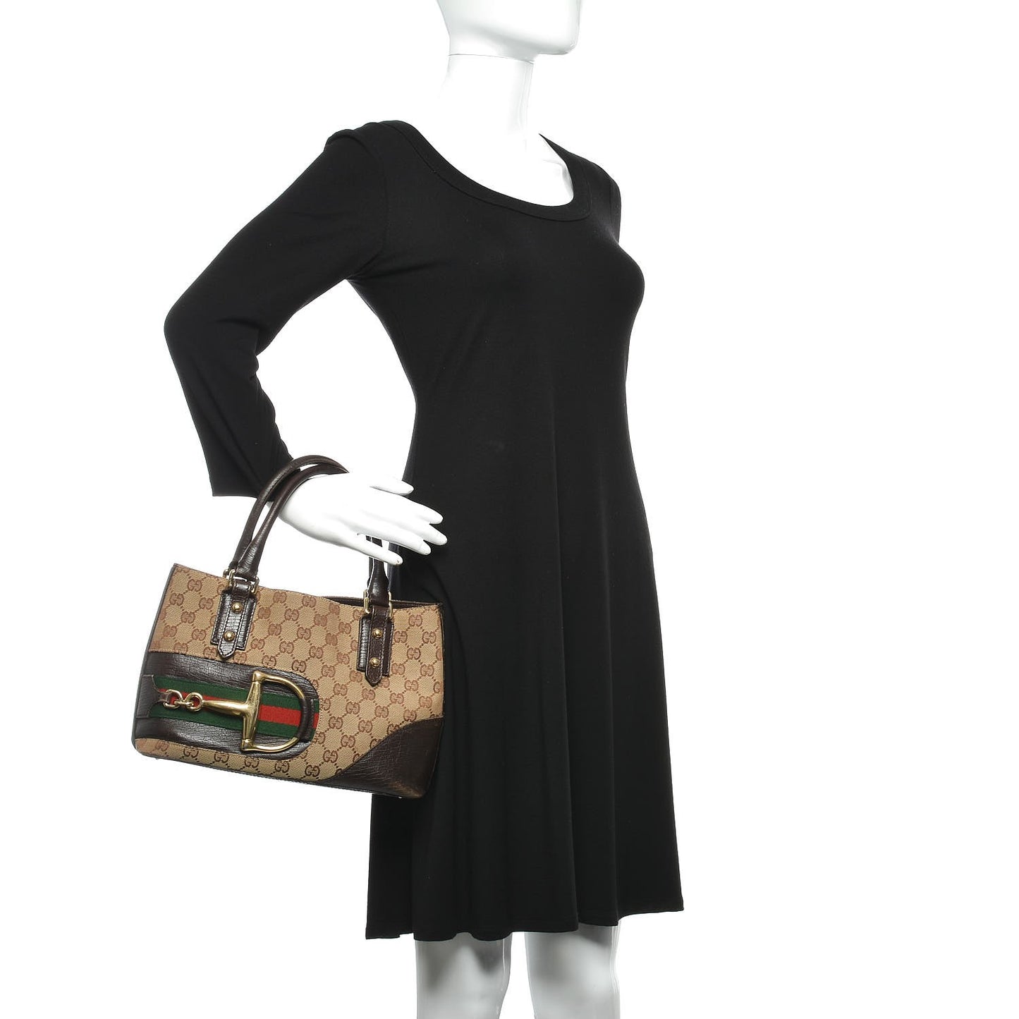 Monogram Small Hasler Tote Dark Brown