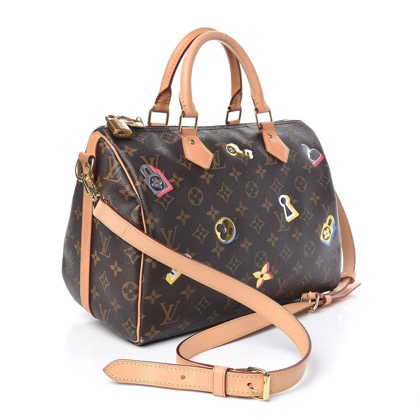 Monogram Love Lock Speedy Bandouliere 30