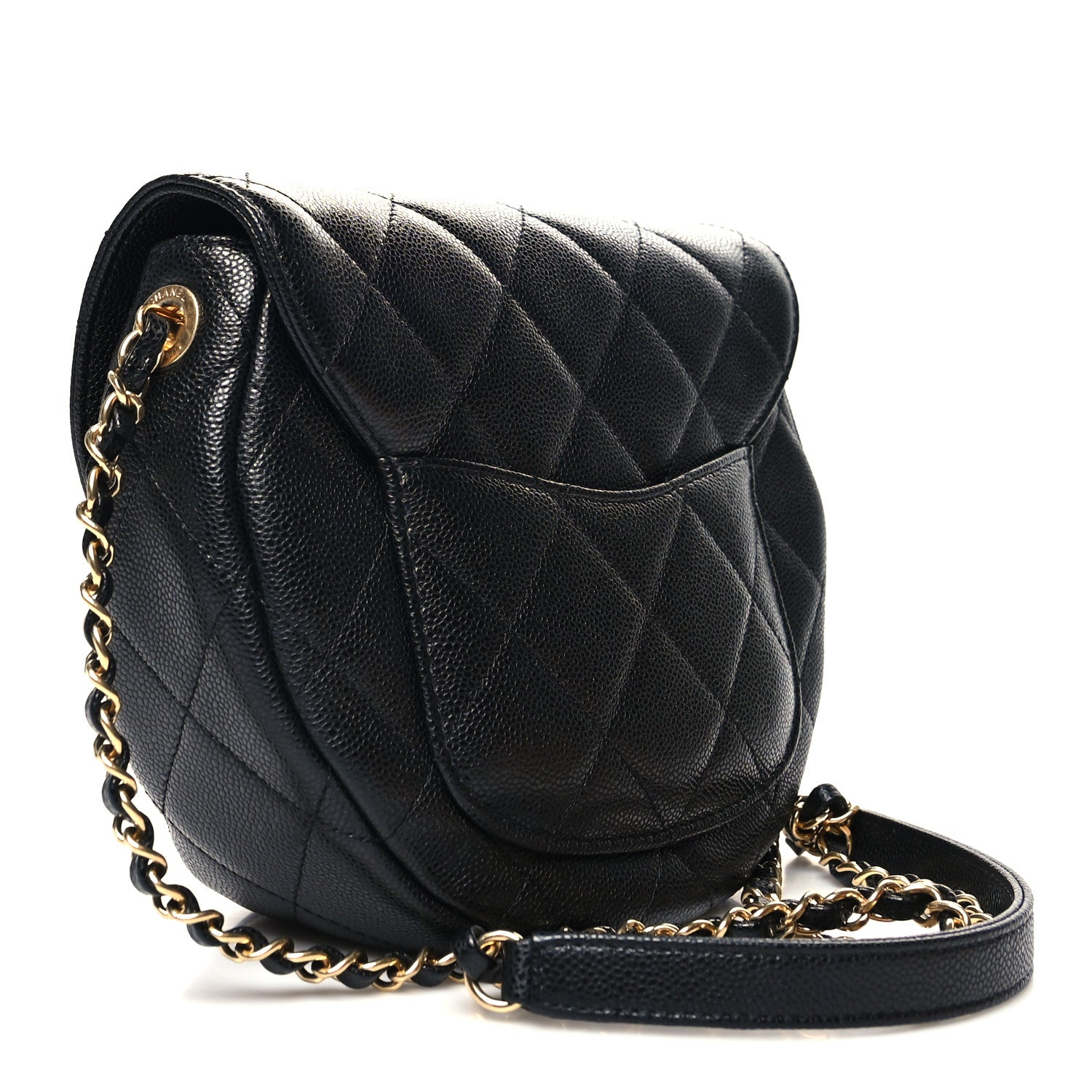 Chanel Caviar Quilted Small Messenger Flap Black 3 of 11