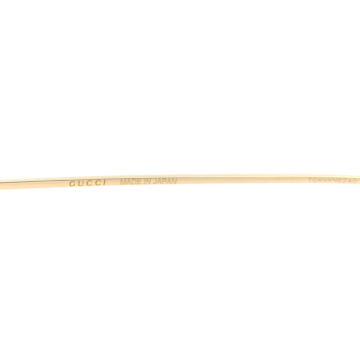 Acetate Detachable Charm Square Frame Sunglasses GG1147S Gold