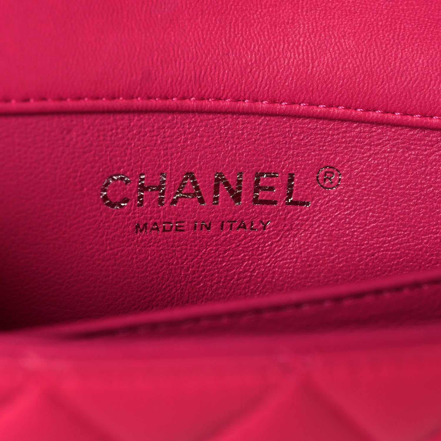 Chanel Lambskin Quilted Extra Mini Rectangular Flap Pink 6 of 18