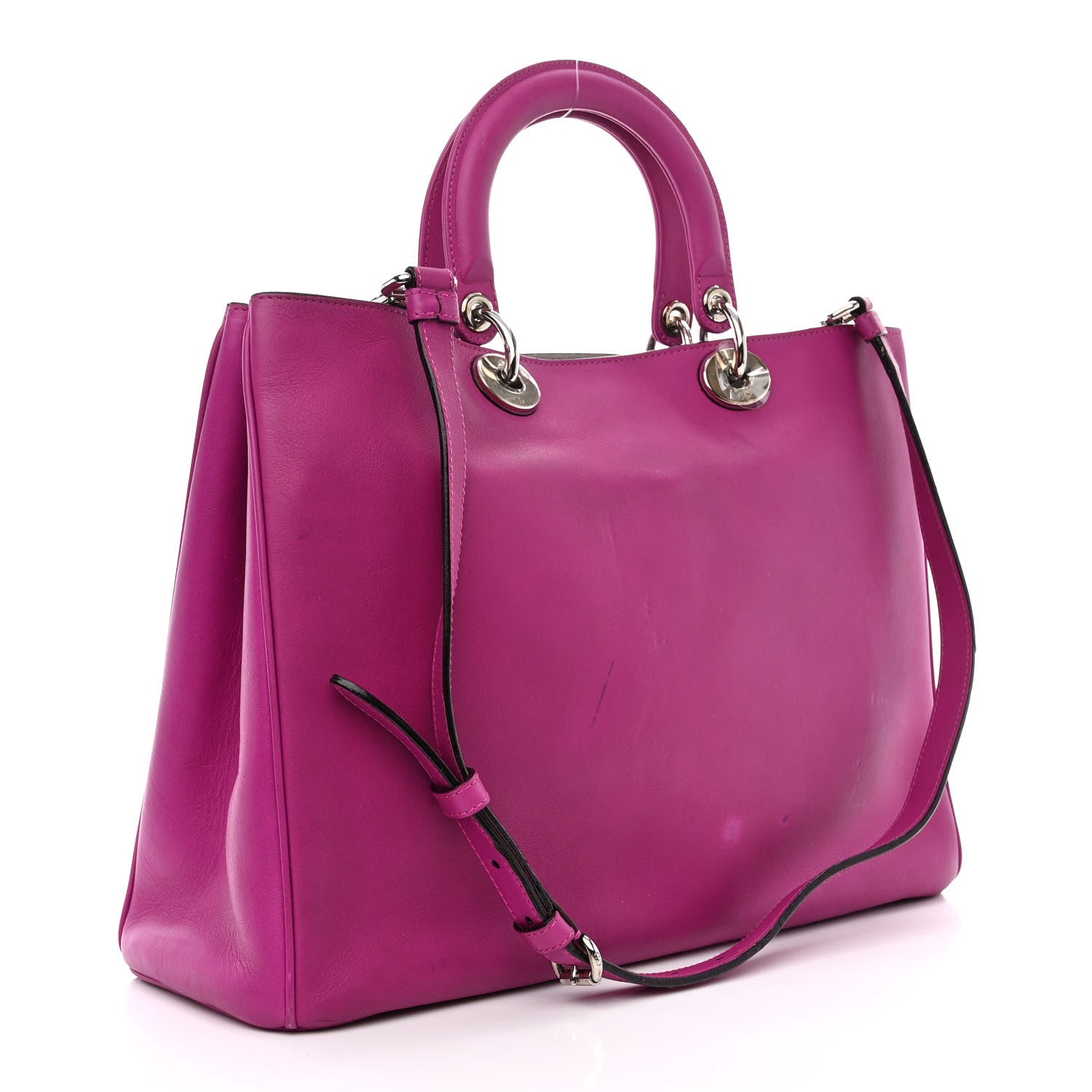 Christian Dior Calfskin Large Diorissimo Tote Rose Sorbet 4 of 20