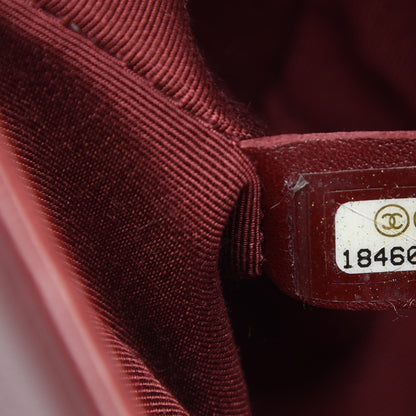 Chanel Lambskin Quilted Medium Boy Flap Red 7 of 11