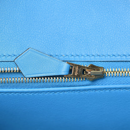 Hermes Swift Birkin 25 Bleu Zanzibar 21 of 33
