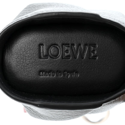 Loewe Calfskin Mouse Coin Pouch Bag Charm Key Holder Gunmetal 6 of 8