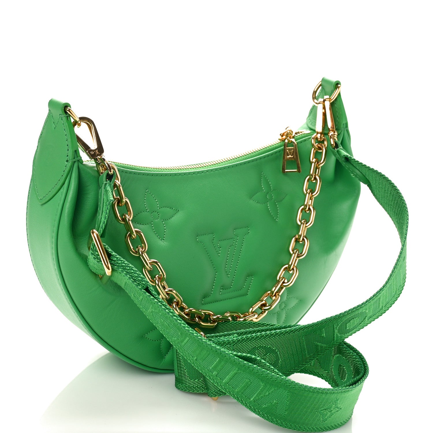 Louis Vuitton Calfskin Bubblegram Over The Moon Basilic 2 of 8