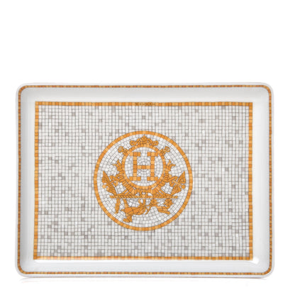 Hermes Porcelain Mosaique au 24 Sushi Plate 1 of 5