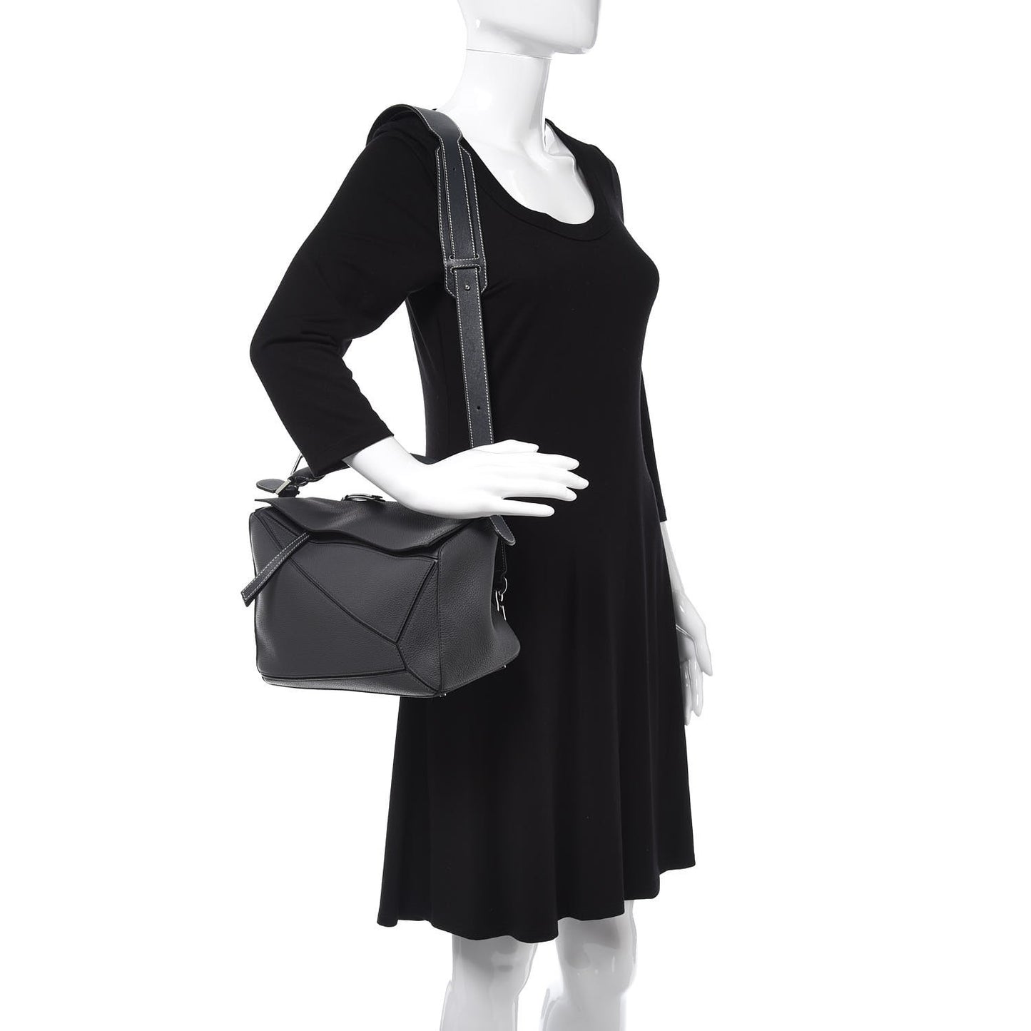 Calfskin Puzzle Bag Grey