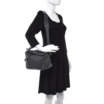 Loewe Calfskin Puzzle Bag Grey 2 of 9