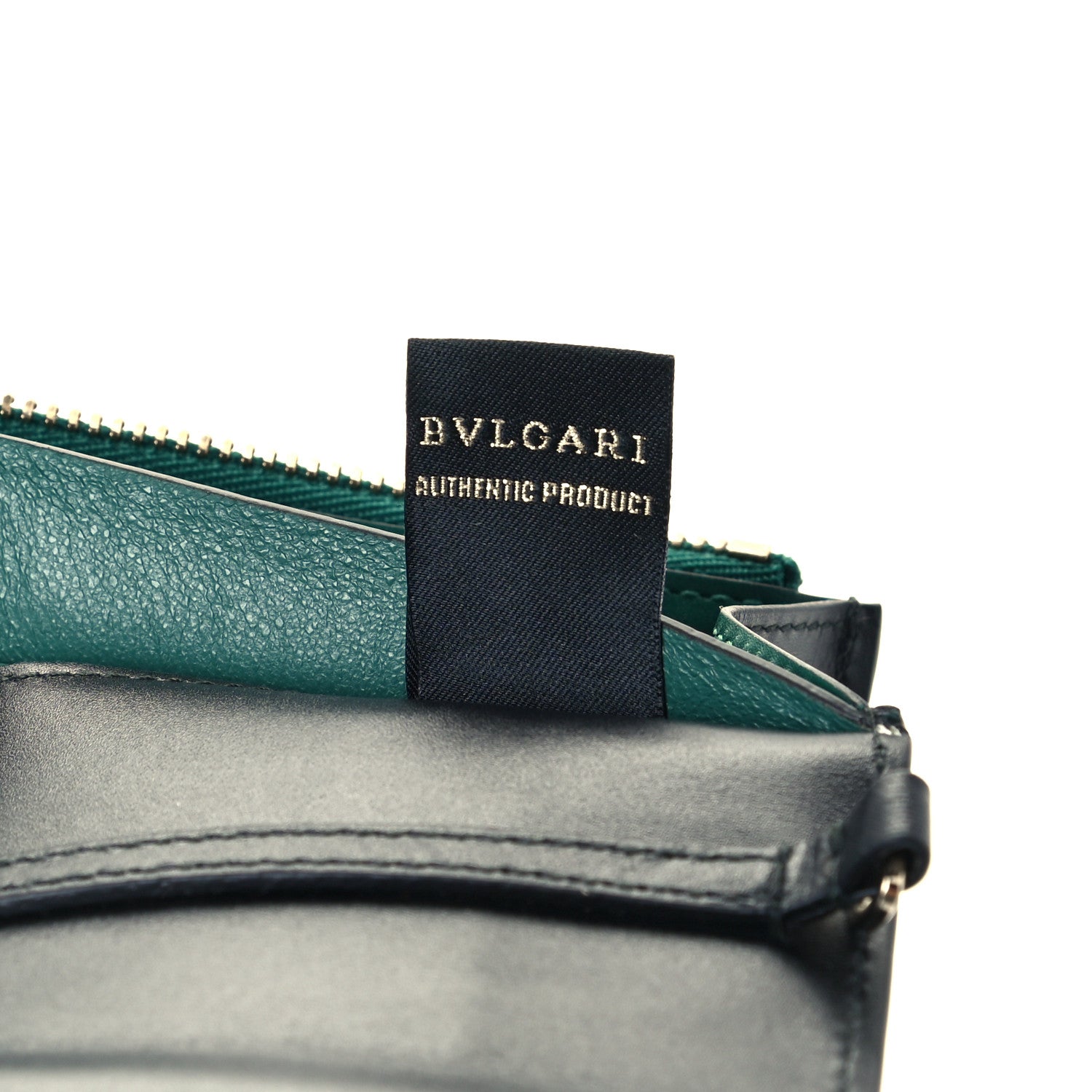 Bulgari Calfskin Serpenti Forever Chain Wallet Black 7 of 12