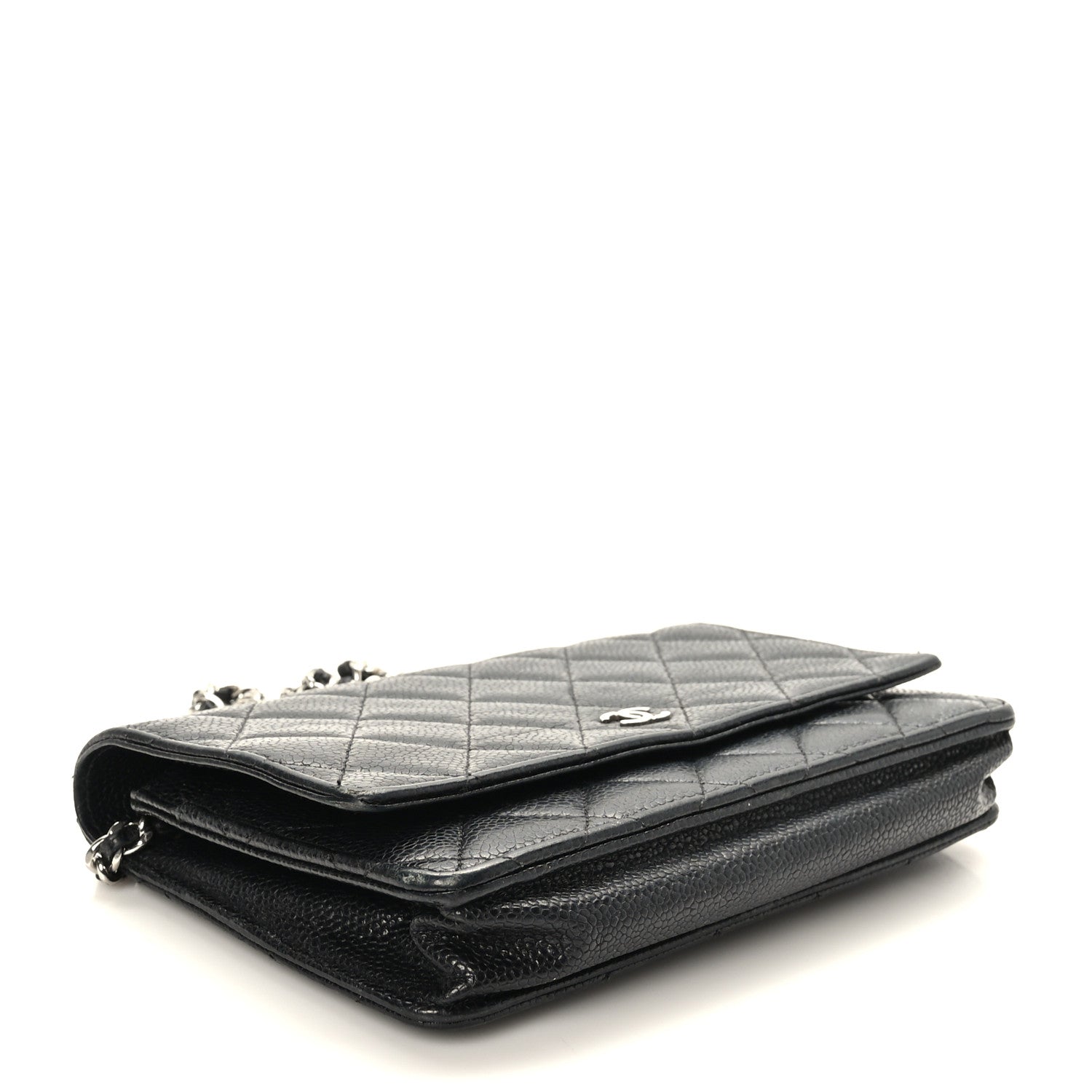 Chanel Caviar Quilted Wallet on Chain WOC Black 4 of 11
